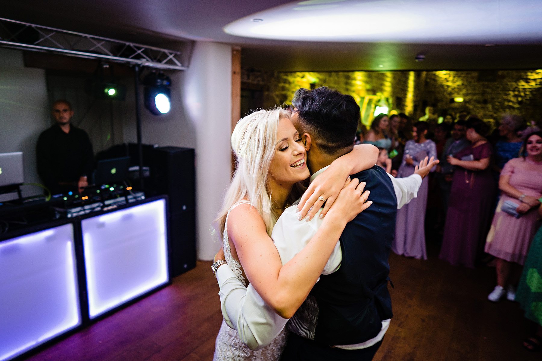 First dance wedding photography at The Ashes Barns